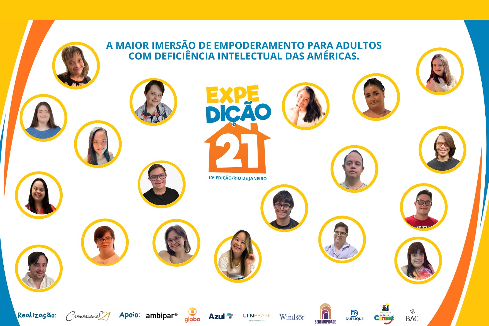 Rede Windsor Hoteis apoia 10ª edição do programa Expedição 21, que também celebra oito anos de impacto na autonomia de pessoas com síndrome de Down